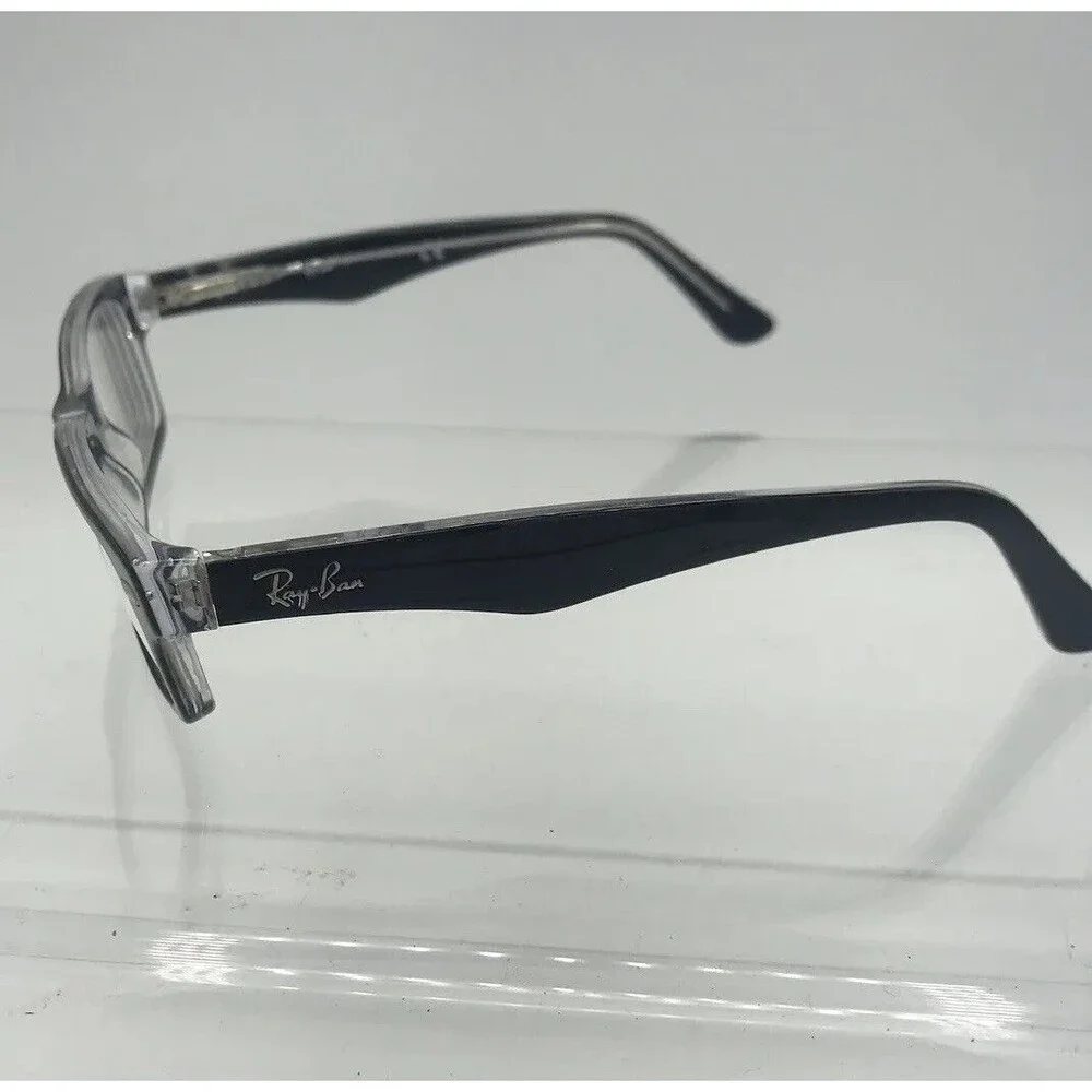 Ray-Ban Black on Transparent Eyeglass Frames 1530 3529 48-16 125 Teen Sz (11-13)